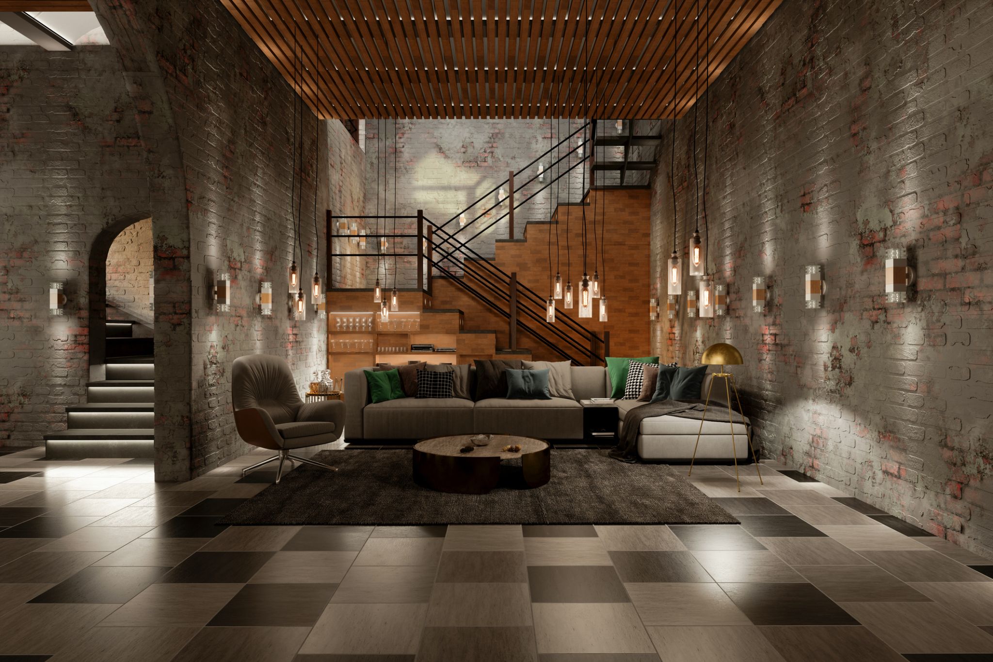 Industrial interior design inspiration